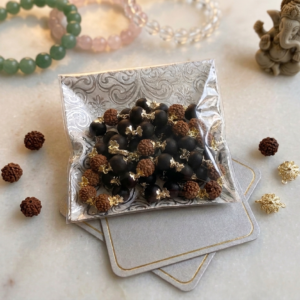 Matte Black Agate Beads – Premium Jewelry Making Stone Kit