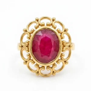 Royal Ruby Vintage Ring