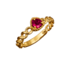 Ruby Heart Ring